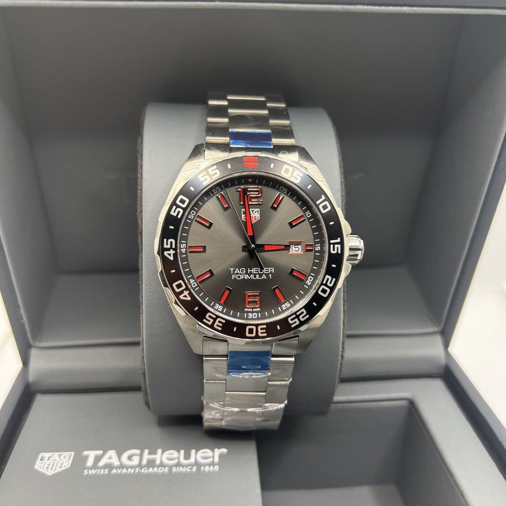 Tag Heuer Formula 1 Quartz Anthracite Dial Silver Steel Strap Watch for Men - WAZ1018.BA0842 Buy Now By Tag Heuer