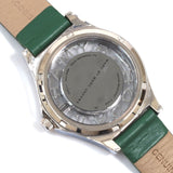 Marc Jacobs Henry Skeleton Green Dial Green Leather Strap Watch for Women - MBM1336 Buy Now By Marc Jacobs