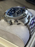 Michael Kors Stop Hunger Chronograph Blue Dial Silver Steel Strap Watch for Men - MK8314 Buy Now By Michael Kors
