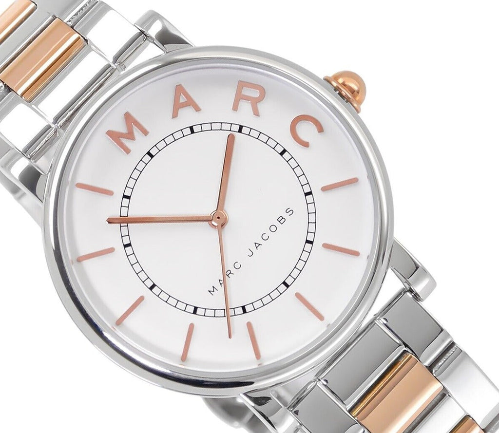 Marc Jacobs Roxy Silver Dial Two Tone Steel Strap Watch for Women - MJ3551 Buy Now By Marc Jacobs