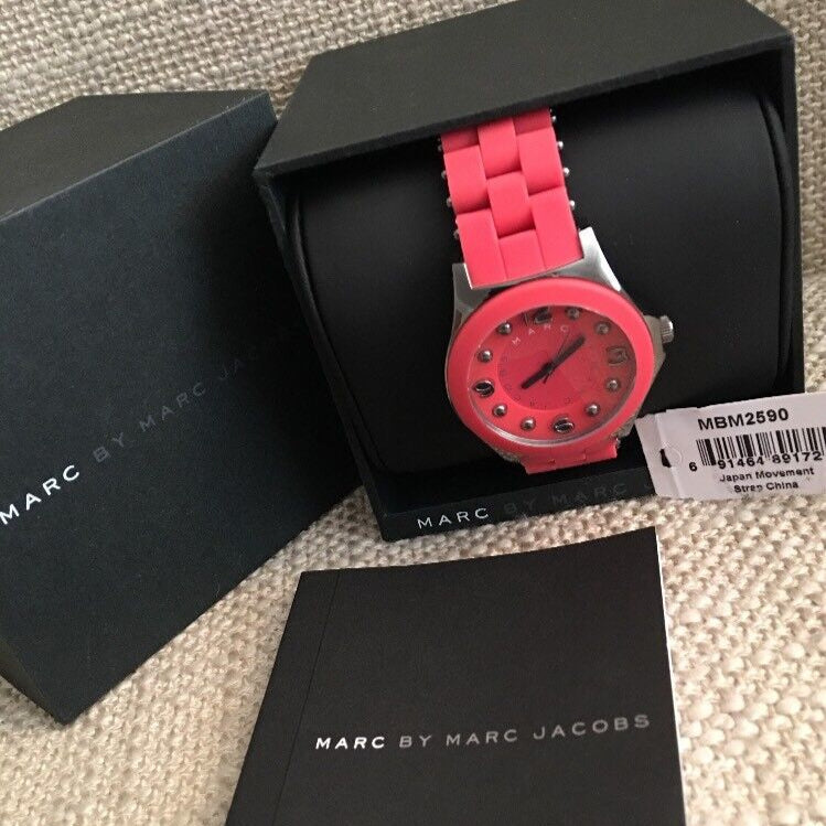 Marc Jacobs Pelly Red Dial Red Silicone Strap Watch for Women - MBM2590 Buy Now By Marc Jacobs