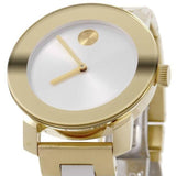 Movado Bold Silver Dial Two Tone Steel Strap Watch for Women - 3600129 Buy Now By Movado
