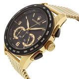 Maserati Traguardo 45mm Quartz Gold Black Dial Watch For Men - R8873612010 Buy Now By Maserati