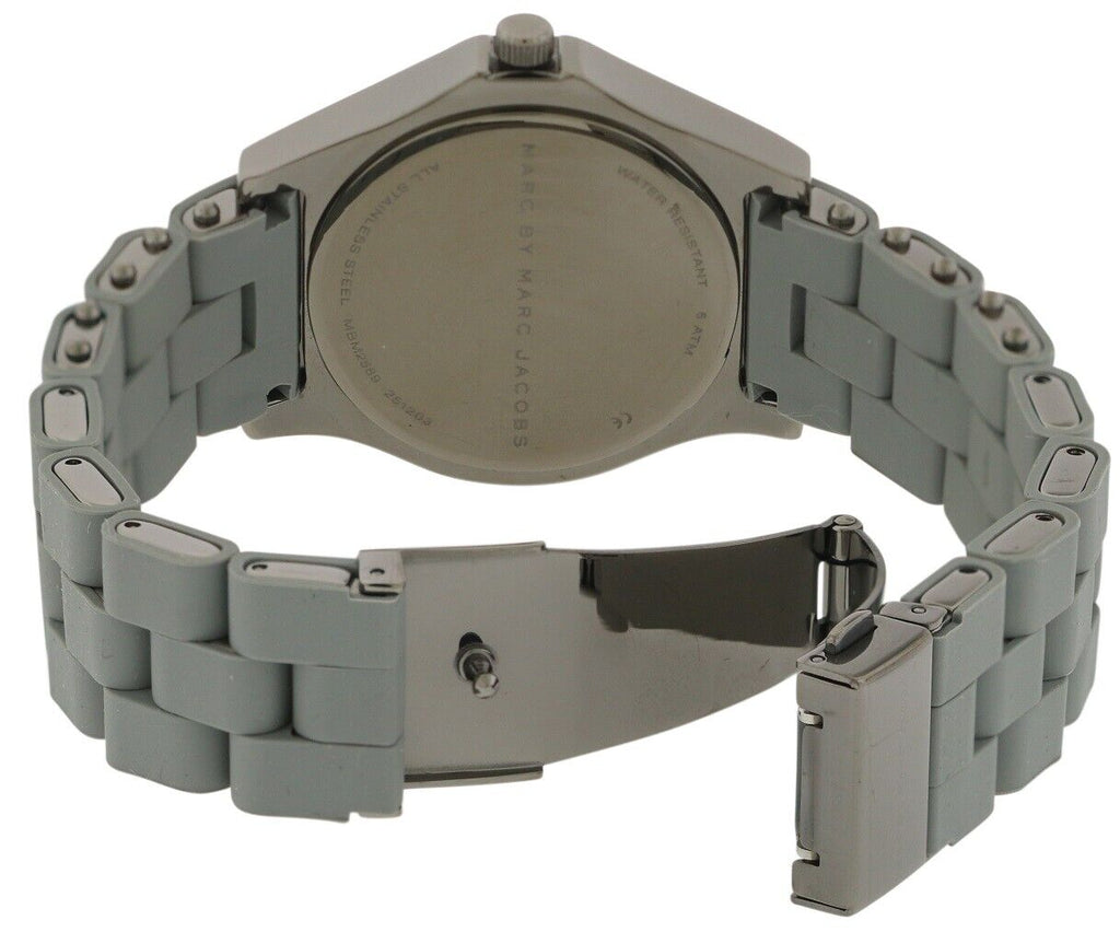 Marc Jacobs Pelly Grey Dial Grey Silicone Strap Watch for Women - MBM2589 Buy Now By Marc Jacobs