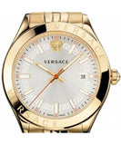 Versace Hellenyium Analog White Dial Gold Steel Strap Watch for Men - VEVK00720 Buy Now By Versace