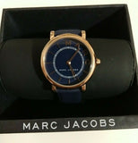 Marc Jacobs Roxy Navy Blue Dial Navy Blue Leather Strap Watch for Women - MJ1539 Buy Now By Marc Jacobs