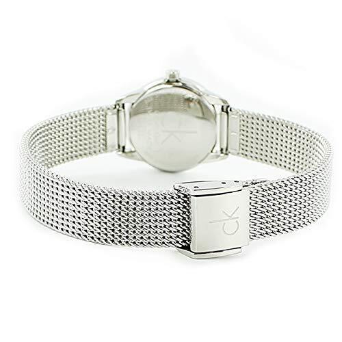 Calvin Klein Minimal Grey Dial Silver Mesh Bracelet Watch for Women - K3M231Y3 Buy Now By Calvin Klein