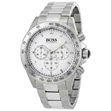 Hugo Boss Ikon Chronograph White Dial Silver Steel Strap Watch for Men - 1512962 Buy Now By Hugo Boss