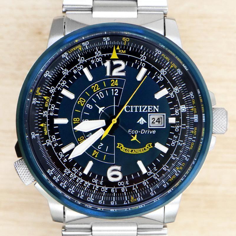 Citizen Promaster Nighthawk Eco Drive Navy Blue Dial Silver Steel Strap Watch For Men - BJ7006-56L Buy Now By Citizen