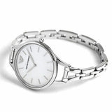 Emporio Armani Aurora Mother Of Pearl White Dial Silver Steel Strap Watch For Women - AR11054 Buy Now By Emporio Armani