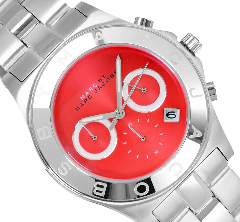 Marc Jacobs Blade Orange Dial Silver Steel Strap Watch for Women - MBM3306 Buy Now By Marc Jacobs
