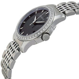 Gucci G Timeless Diamonds Mother of Pearl Black Dial Silver Mesh Bracelet Watch For Women - YA126507 Buy Now By Gucci