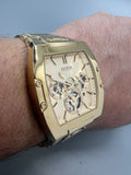 Guess Phoenix Multi Function Gold Dial Gold Steel Strap Watch for Men - GW0456G2 Buy Now By Guess