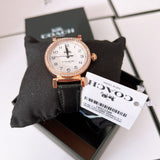 Coach Madison White Dial Black Leather Strap Watch for Women - 14503396 Buy Now By Coach