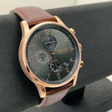 Hugo Boss Navigator Grey Dial Brown Leather Strap Watch for Men - 1513496 Buy Now By Hugo Boss