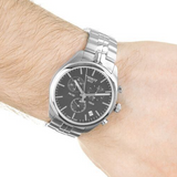 Tissot T Classic PR 100 Chronograph Black Dial Silver Steel Strap Watch for Men - T101.417.11.051.00 Buy Now By Tissot