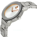 Movado Bold Silver Dial Silver Steel Strap Watch For Women - 3600084 Buy Now By Movado