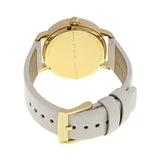 Marc Jacobs Fergus Grey Dial Grey Leather Strap Watch for Women - MBM8654 Buy Now By Marc Jacobs