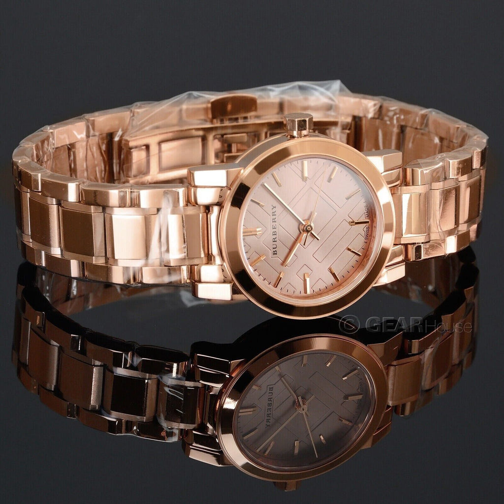 Burberry The City Nude Dial Rose Gold Steel Strap Watch for Women - BU9228 Buy Now By Burberry