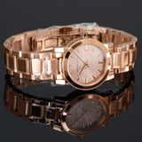 Burberry The City Nude Dial Rose Gold Steel Strap Watch for Women - BU9228 Buy Now By Burberry