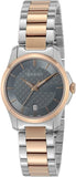 Gucci G Timeless Grey Dial Two Tone Steel Strap Watch For Women - YA126527 Buy Now By Gucci