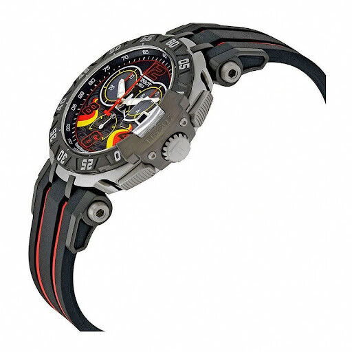 Tissot T Race Chronograph Stefan Bradl Special Edition Black Dial Black Rubber Strap Watch for Men - T092.417.27.057.02 Buy Now By Tissot