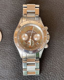 Marc Jacobs Rock Chronograph Mother of Pearl Grey Dial Silver Steel Strap Watch for Women - MBM3250 Buy Now By Marc Jacobs