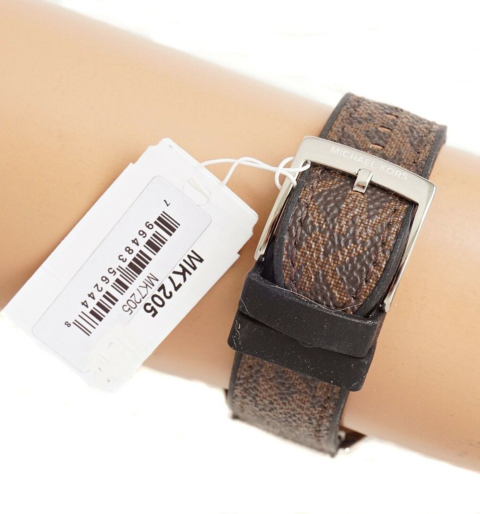 Michael Kors Jessa Multifunction Silver Dial Brown Leather Strap Watch For Women - MK7205 Buy Now By Michael Kors