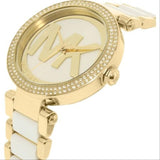 Michael Kors Parker White Dial Two Tone Steel Strap Watch for Women - MK6313 Buy Now By Michael Kors