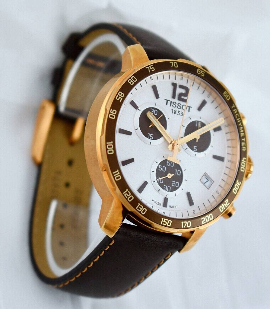 Tissot Quickster Chronograph Silver Dial Watch For Men - T095.417.36.037.01 Buy Now By Tissot