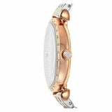 Emporio Armani Gianni T-Bar Silver Dial Two Tone Steel Strap Watch For Women - AR11293 Buy Now By Emporio Armani