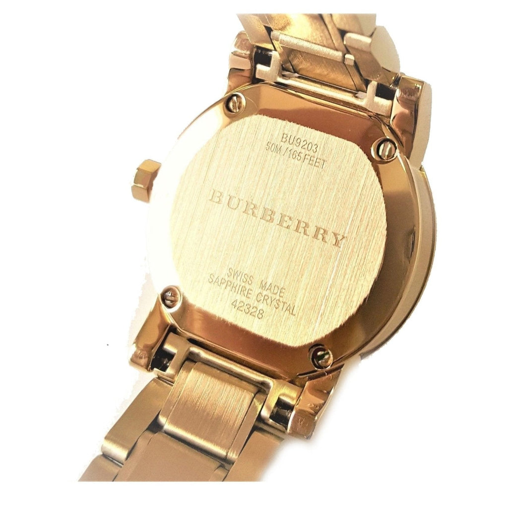 Burberry Heritage White Dial Gold Steel Strap Watch for Women - BU9203 Buy Now By Burberry