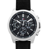 Tommy Hilfiger Decker Black Dial Black Leather Strap Watch for Men - 1791563 Buy Now By Tommy Hilfiger