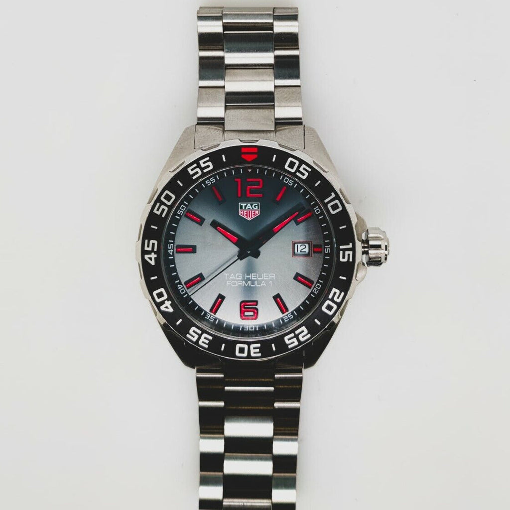 Tag Heuer Formula 1 Quartz Anthracite Dial Silver Steel Strap Watch for Men - WAZ1018.BA0842 Buy Now By Tag Heuer