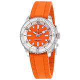 Breitling Superocean Automatic 36 Orange Dial Orange Rubber Strap Watch for Men - A17377211O1S1 Buy Now By Breitling
