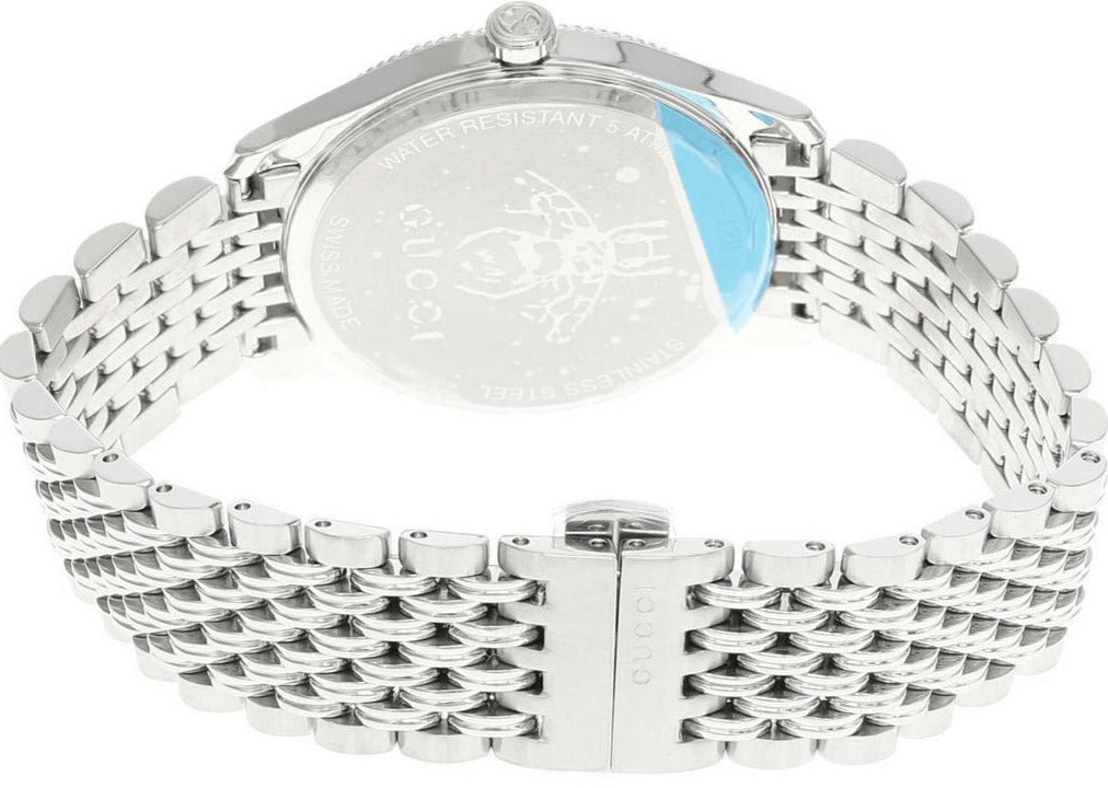 Gucci G Timeless Quartz Silver Dial Silver Steel Strap Watch For Women - YA1264153 Buy Now By Gucci