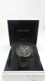 Calvin Klein High Noon Black Dial Black Leather Strap Watch for Men - K8M274CB Buy Now By Calvin Klein