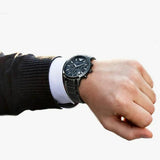 Emporio Armani Classic Chronograph Black Dial Black Stainless Steel Strap Watch For Men - AR2453 Buy Now By Emporio Armani