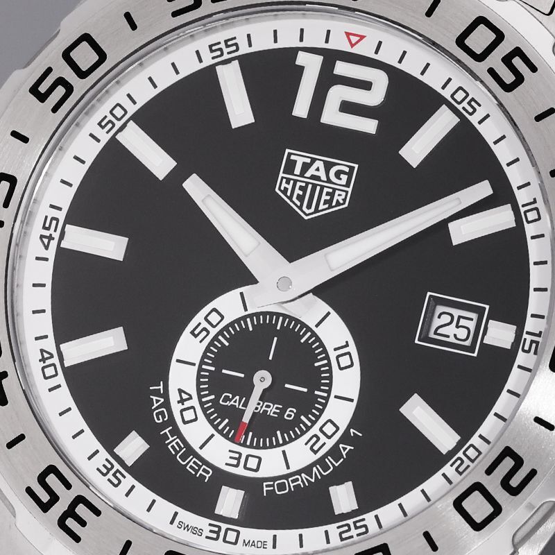 Tag Heuer Formula 1 Automatic Black Dial Silver Steel Strap Watch for Men - WAZ2012.BA0842 Buy Now By Tag Heuer