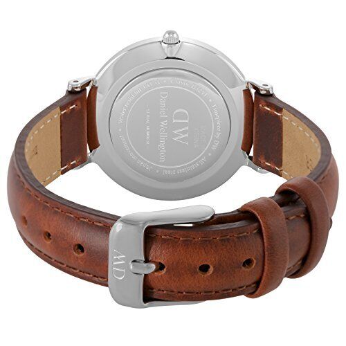 Daniel Wellington Classic Petite St Mawes Black Dial Brown Leather Strap Watch For Women - DW00100181 Buy Now By Daniel Wellington