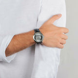 Maserati Epoca Automatic Skeleton Dial Black Leather Strap Watch For Men - R8821118002 Buy Now By Maserati