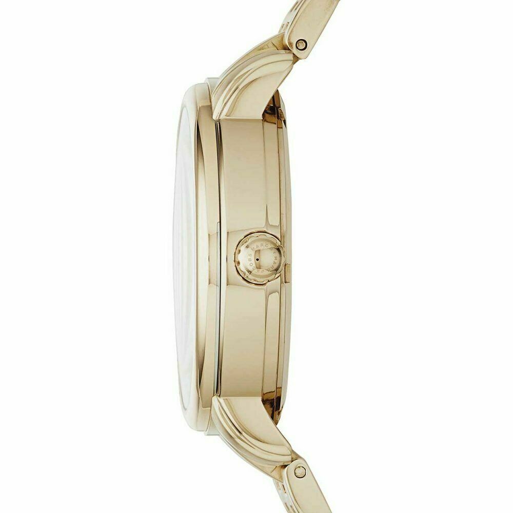 Marc Jacobs Fergus White Dial Gold Steel Strap Watch for Women - MBM8647 Buy Now By Marc Jacobs
