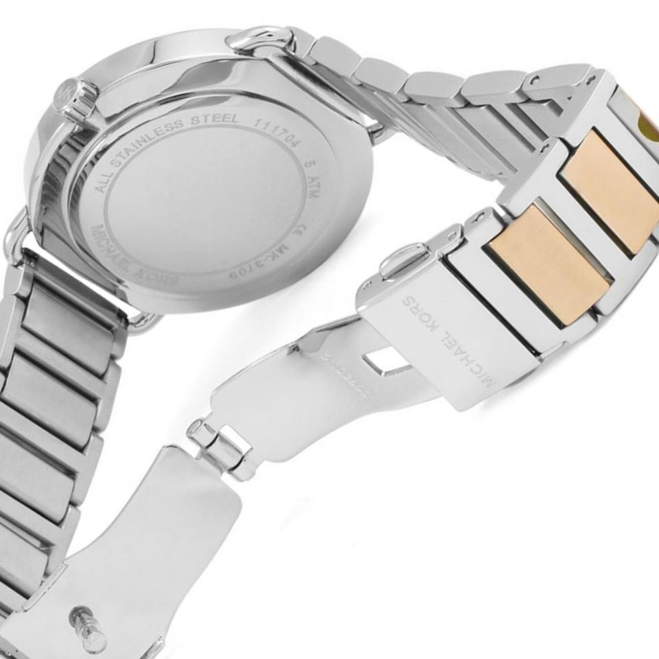 Michael Kors Portia Quartz Silver Dial Two Tone Steel Strap Watch For Women - MK3709 Buy Now By Michael Kors