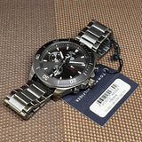 Tommy Hilfiger Larson Chronograph Grey Dial Silver Steel Strap Watch For Men - 1791918 Buy Now By Tommy Hilfiger