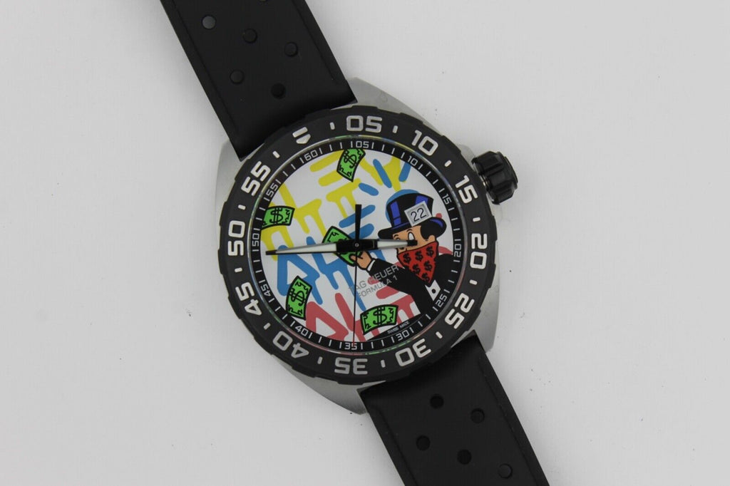 Tag Heuer Formula 1 Alec Monopoly Special Edition Black Rubber Strap Watch for Men - WAZ1119.FT8023 Buy Now By Tag Heuer