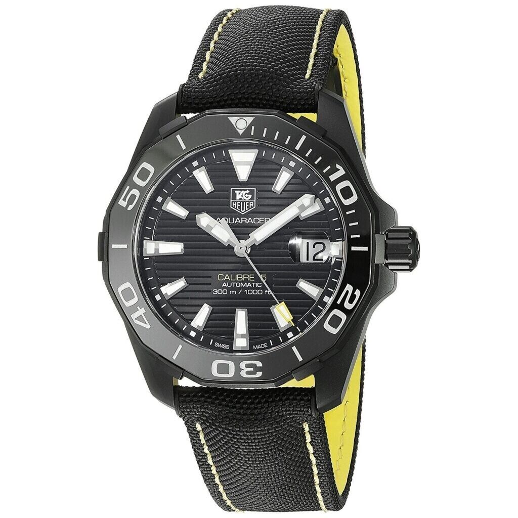 Tag Heuer Aquaracer Black Dial Watch for Men - WAY218A.FC6362 Buy Now By Tag Heuer