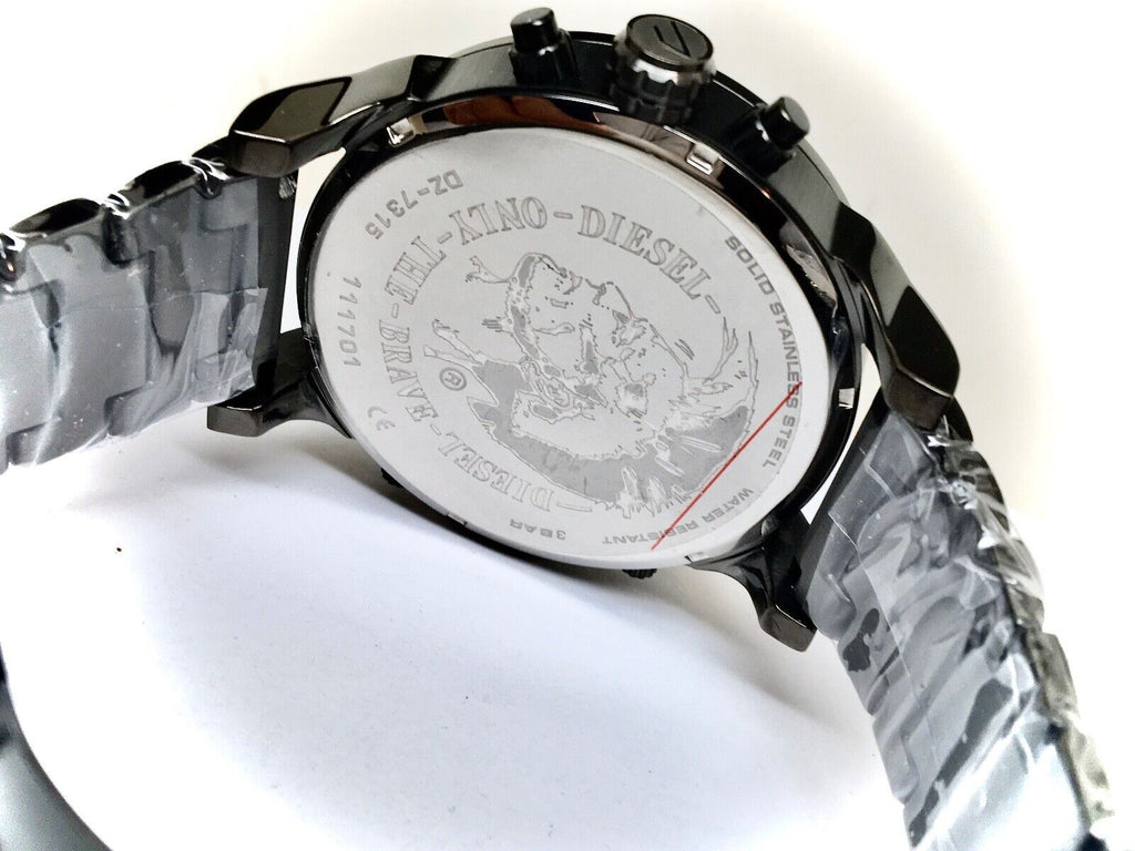 Diesel Mr Daddy 2.0 Chronograph Grey Dial Grey Steel Strap Watch For Men - DZ7315 Buy Now By Diesel