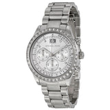 Michael Kors Brinkley Diamonds Silver Dial Silver Steel Strap Watch for Women - MK6186 Buy Now By Michael Kors