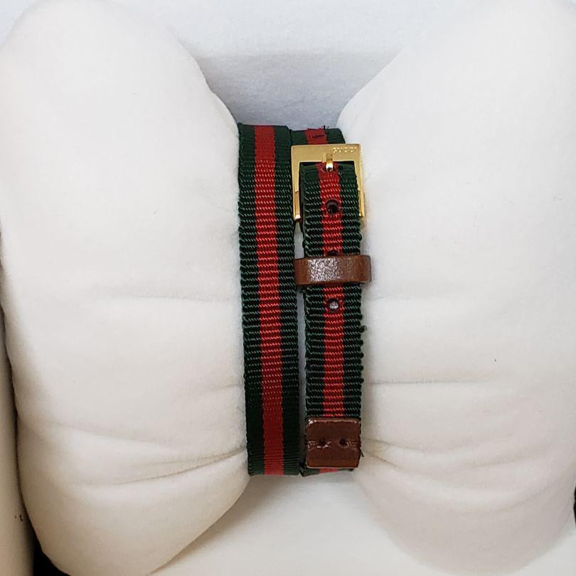 Gucci G-Frame Multicolored Dial Two Tone Nylon Strap Watch For Women - YA128527 Buy Now By Gucci