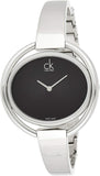 Calvin Klein Impetuous Black Dial Silver Steel Strap Watch for Women - K4F2N111 Buy Now By Calvin Klein